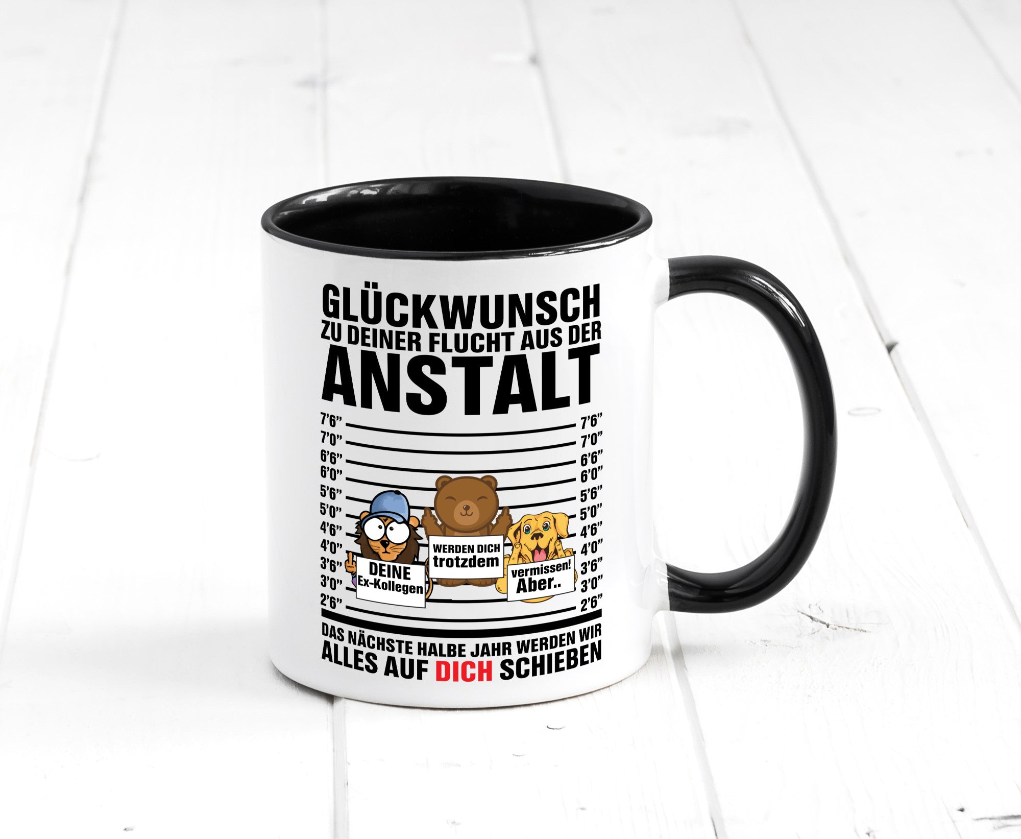 Glückwunsch zur Flucht | Arbeitskollegen Berufswechel Humor Arbeit Kollegen