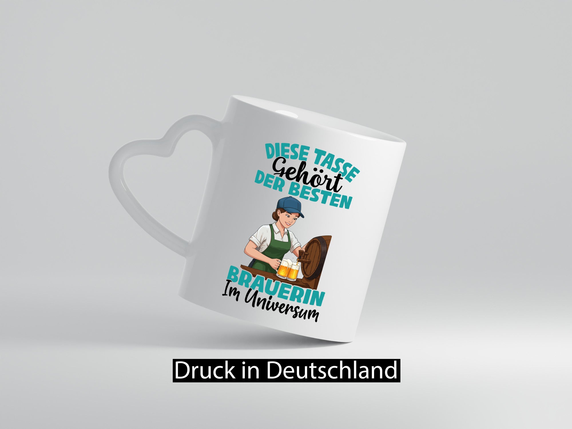 Im Universum: Brauerin | Bier Brauerei lustiger Spruch Geschenk Humor