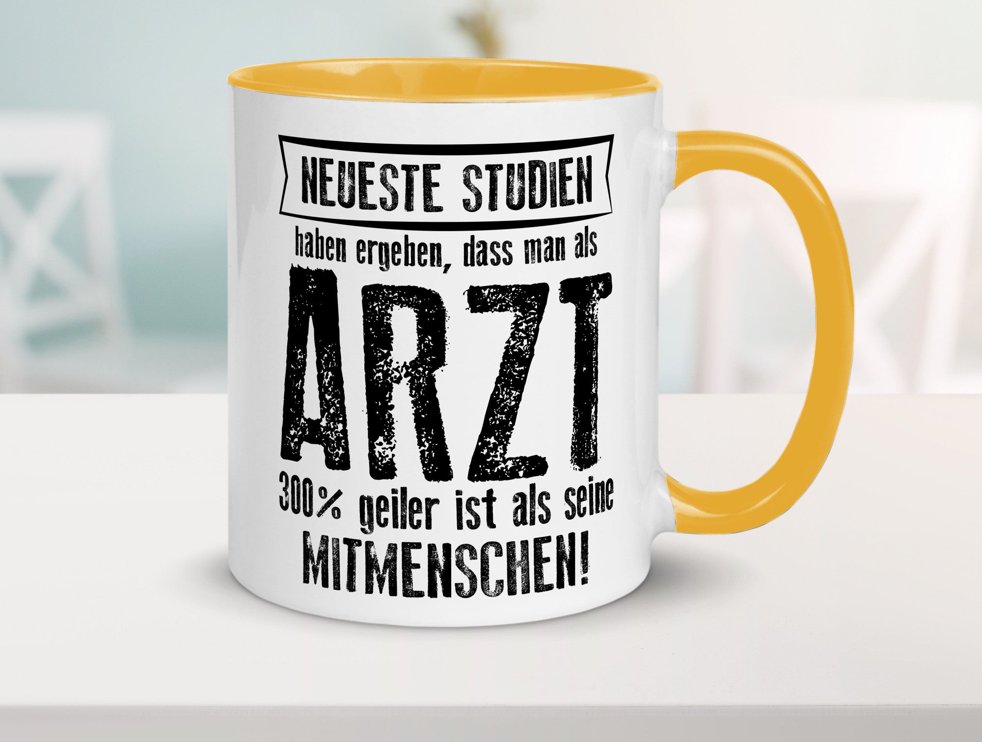 Neuste Studien: Arzt | Medizin Doktor Facharzt Geschenkidee Humor Tasse