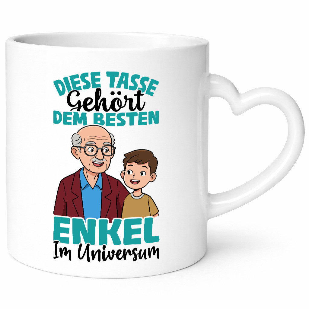 Im Universum: Enkel | Großmutter Großvater Oma Opa lustig Familie Geschenkidee
