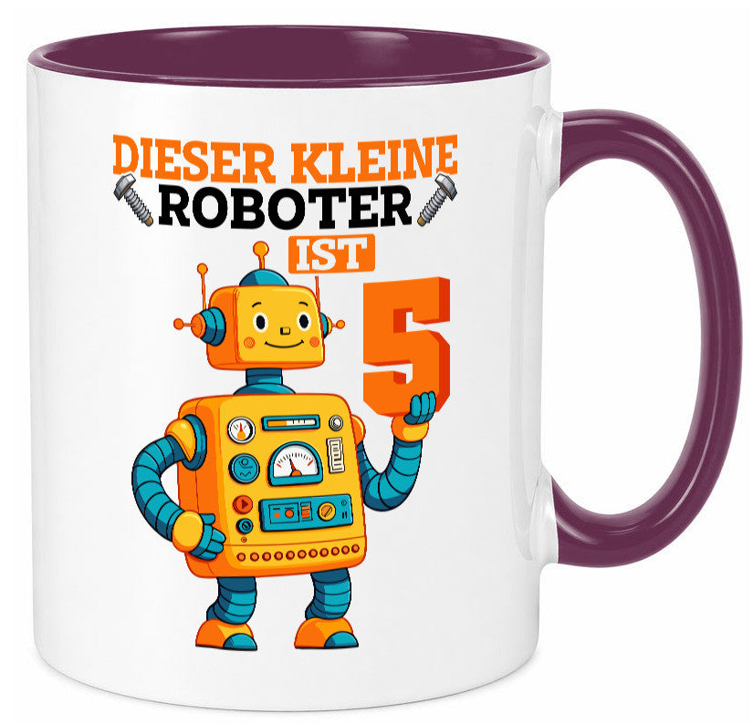 5. Geburtstag | 5 Jahre Roboter Junge lustiger Spruch Geschenk Geschenkidee