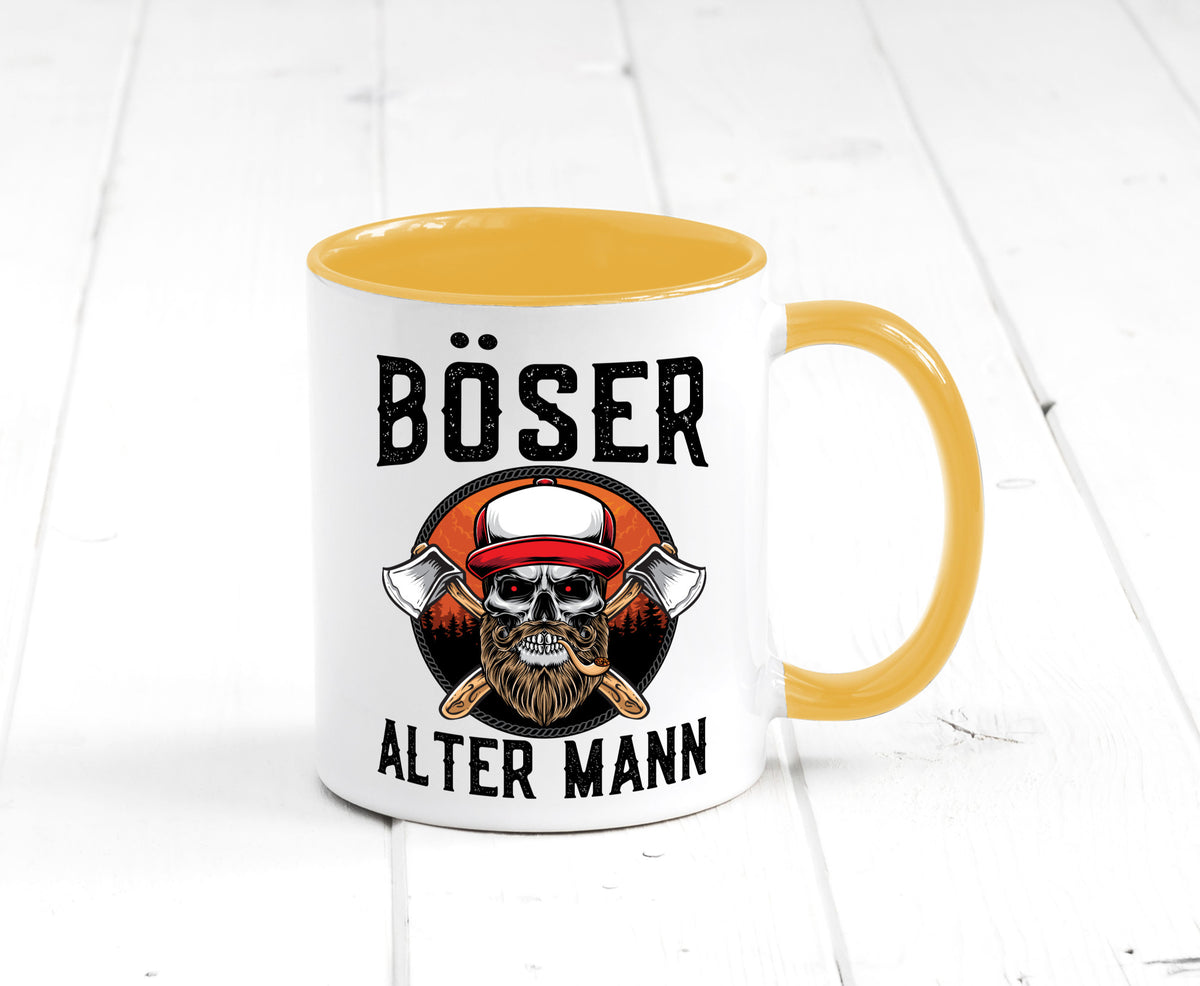Böser alter Mann Humor Geschenkidee Tasse
