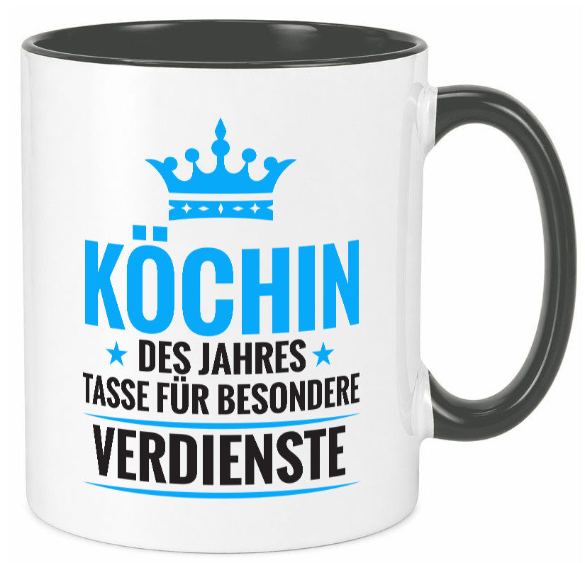 Besonderer Verdienst: Köchin | Chefköchin Chefkoch Geschenkidee Arbeit Kollegen