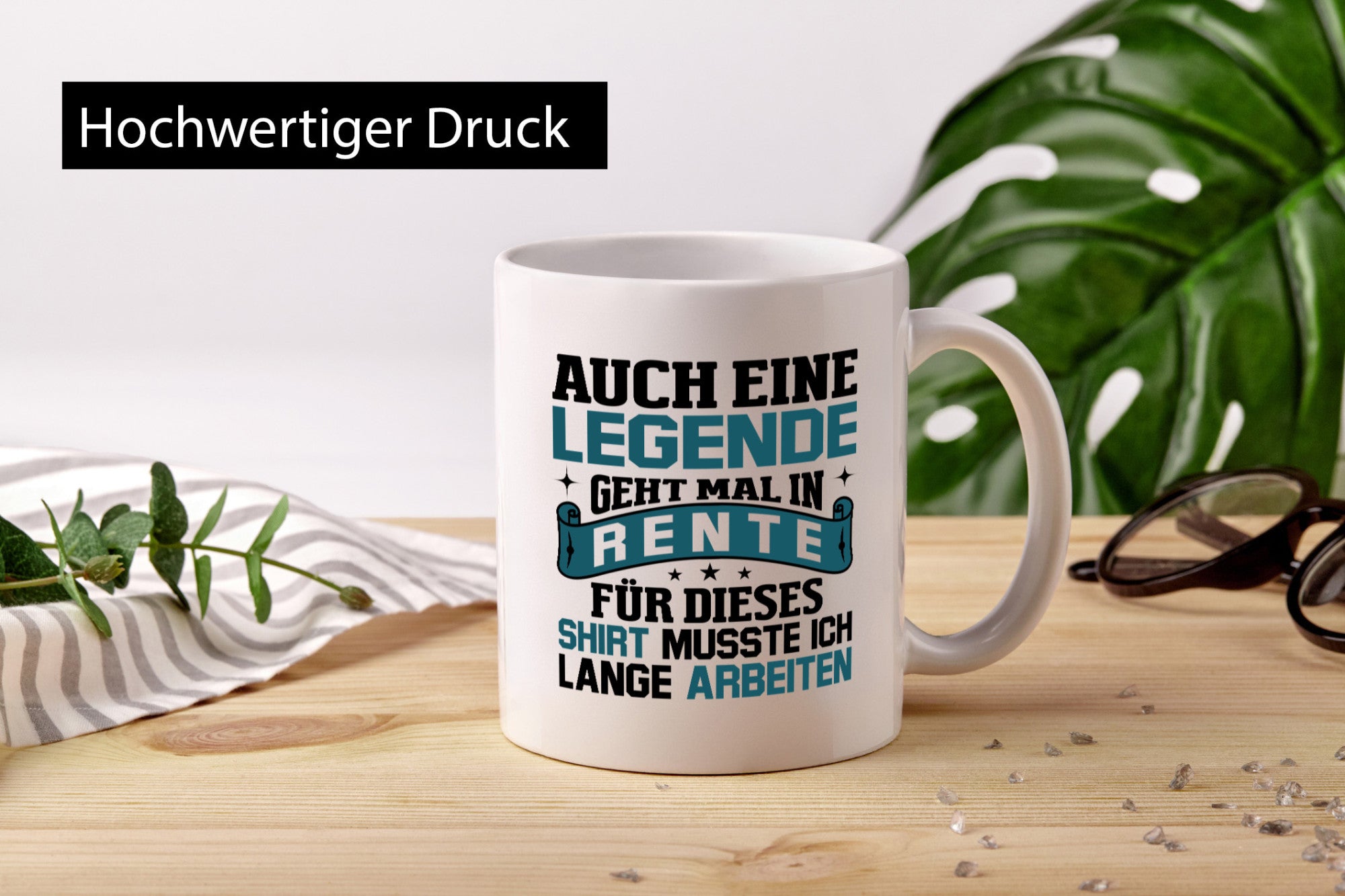 Legende geht in Rente | Sterne lustiger Spruch Geschenk Humor Geschenkidee Tasse
