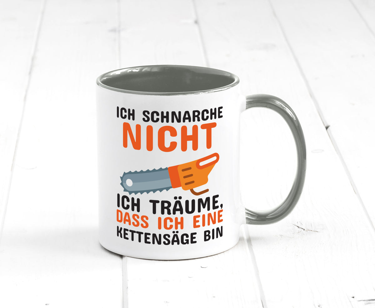 Ich schnarche nicht lustiger Spruch Geschenk Humor Geschenkidee Tasse