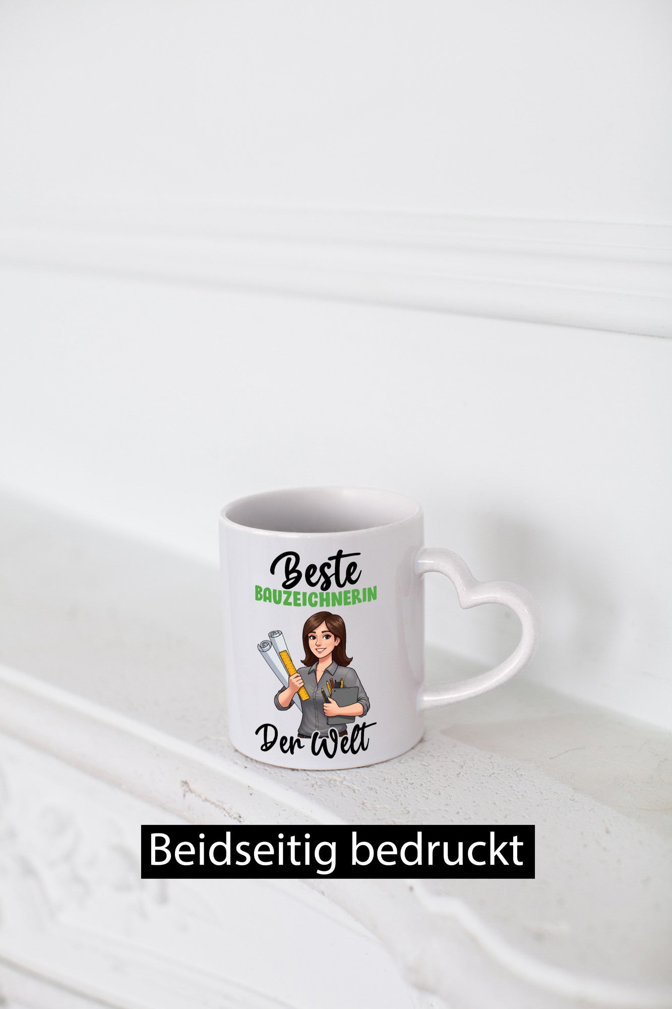 Beste Bauzeichnerin | Zeichnerin v2 lustiger Spruch Geschenk Humor Geschenkidee