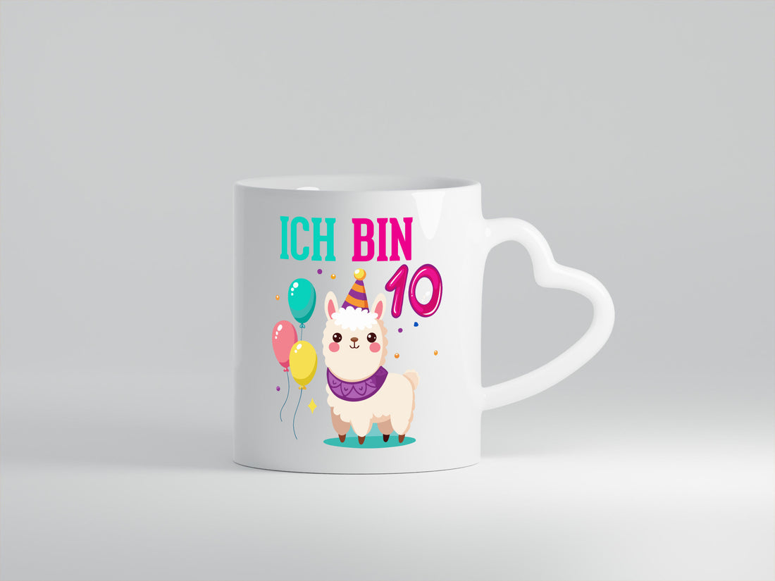 10. Geburtstag | 10 Jahre Lama Alpaka lustig Geschenkidee Geschenk Tasse
