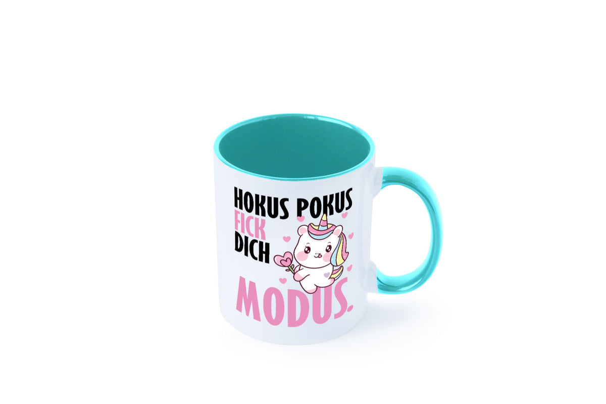 Hokus Pokus lustiger Spruch Geschenk Humor Geschenkidee Tasse