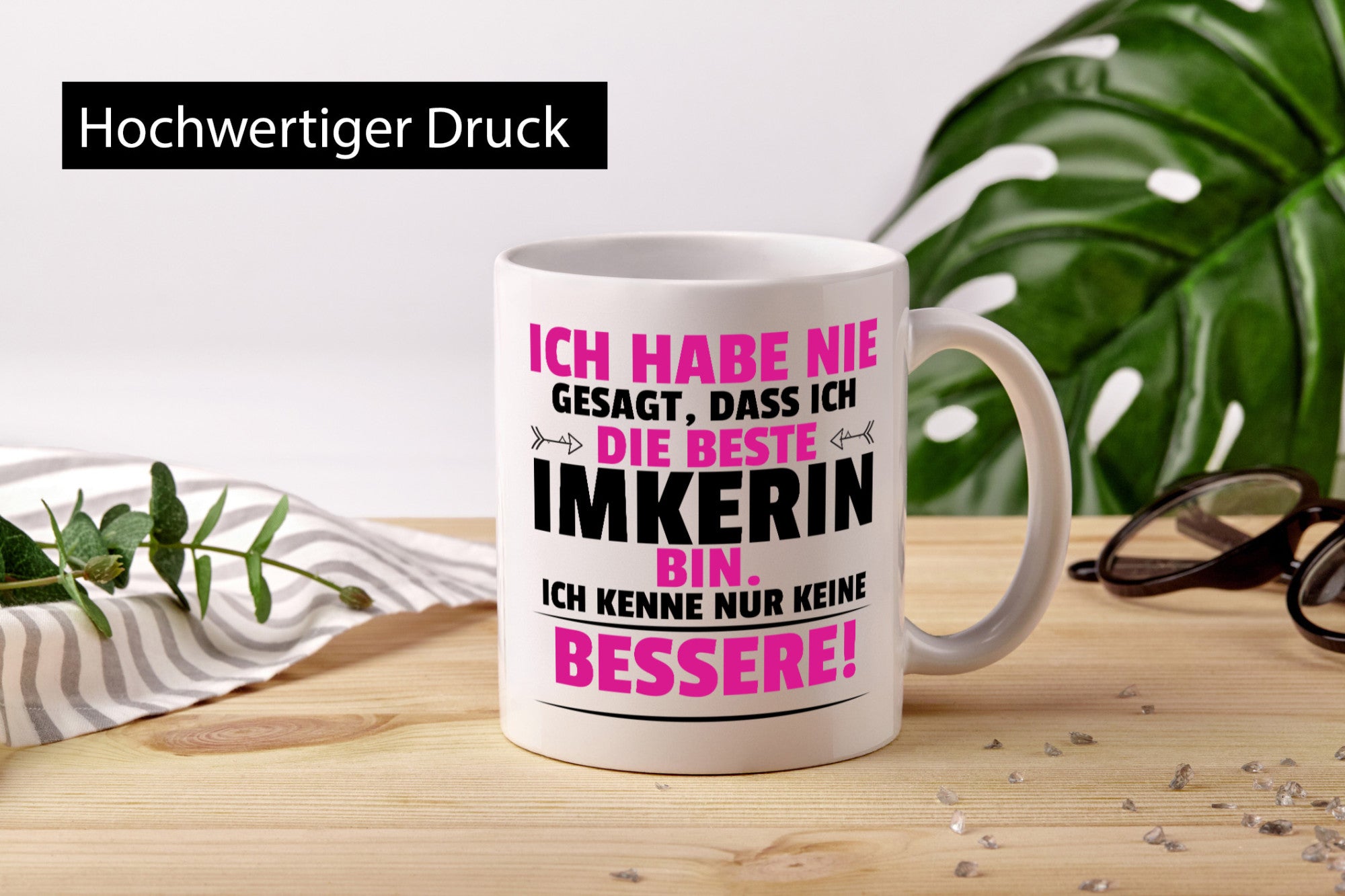 Die Beste Imkerin | Imkerei lustig Humor Geschenkidee Geschenk Tasse