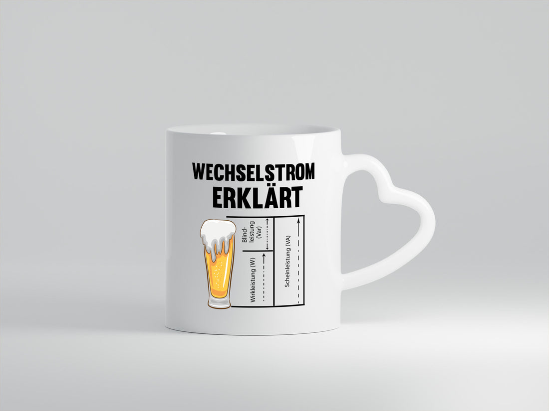 Wechselstrom erklärt | Humor Spruch Bier Elektrik lustiger Geschenk