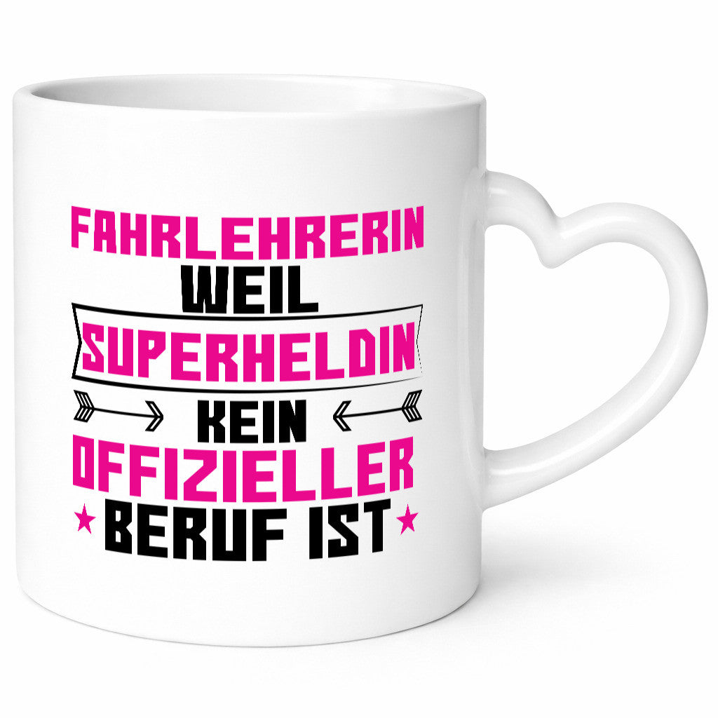 Superheldin Fahrlehrerin | Fahrschule witziger Spruch Geschenk Humor