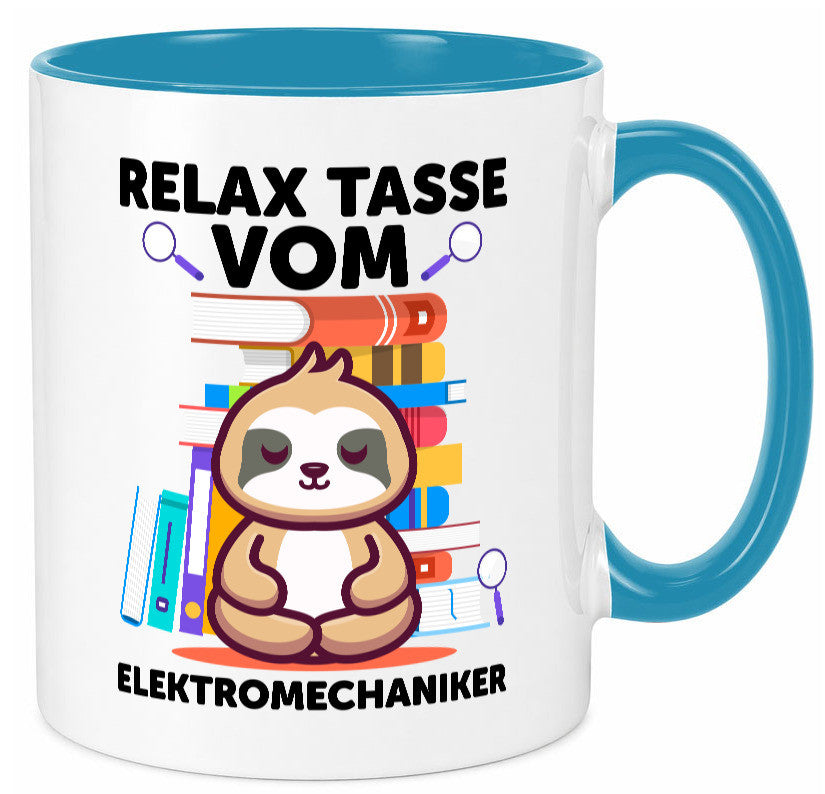 Relax Tasse: Elektromechaniker | Mechaniker Geschenk Humor Geschenkidee