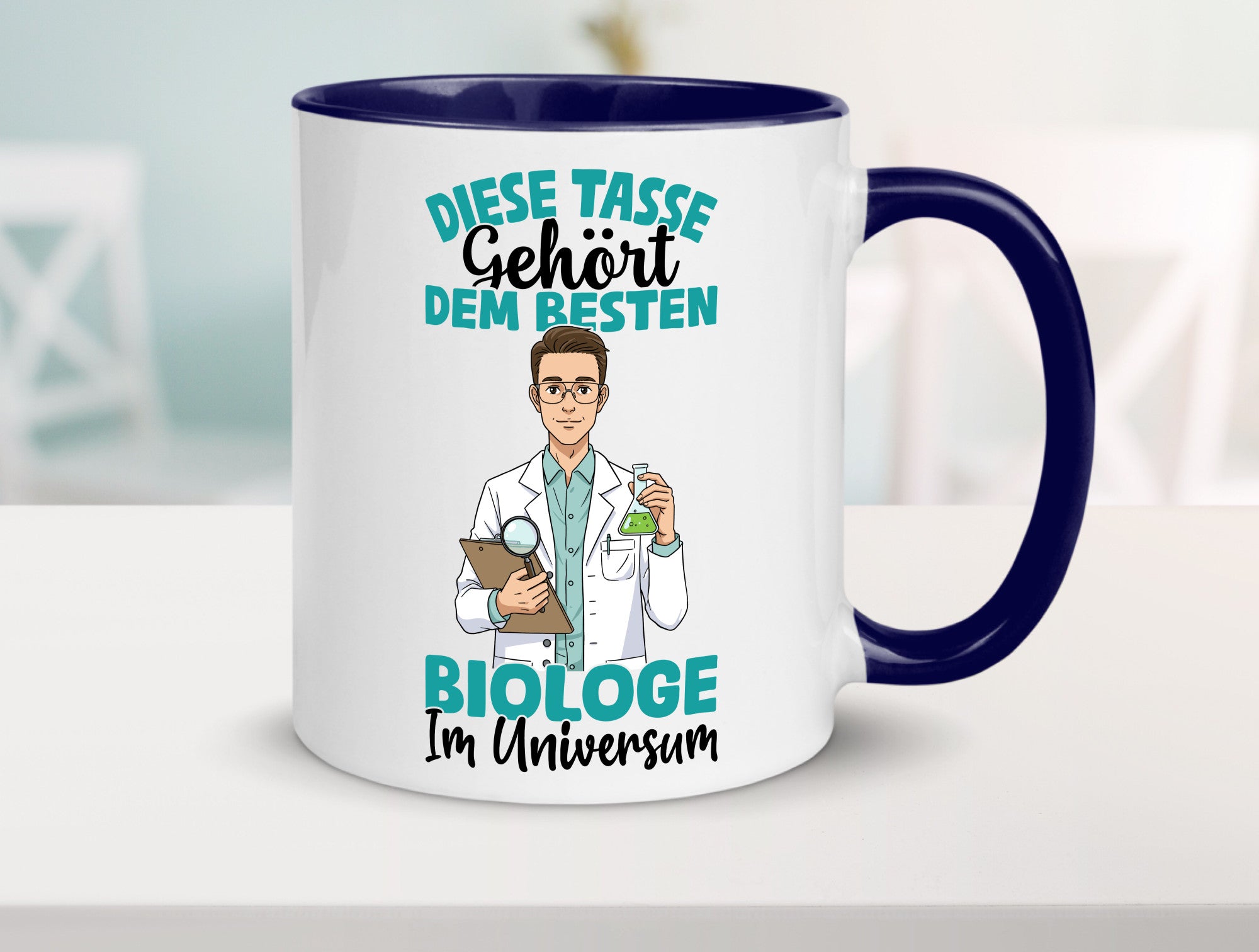 Im Universum: Biologe | Biologie Naturforscher Humor Geschenkidee Tasse