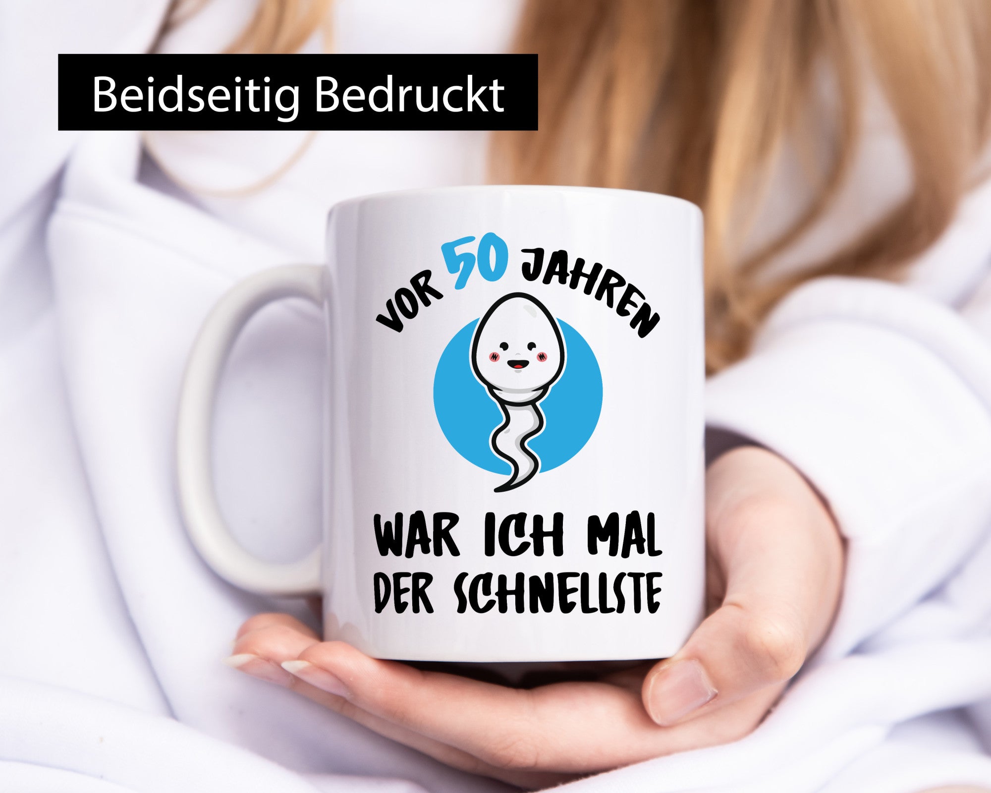 Vor 50 Jahren war ich mal der Schnellste | Schwanger Geschenkidee Humor Tasse