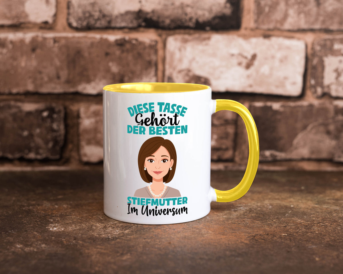 Im Universum: Stiefmutter | Stieftochter Beste Geschenk Familie Geschenkidee Tasse