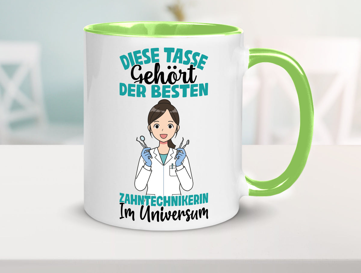 Im Universum: Zahntechnikerin | Zahnmedizin Humor Geschenkidee Tasse