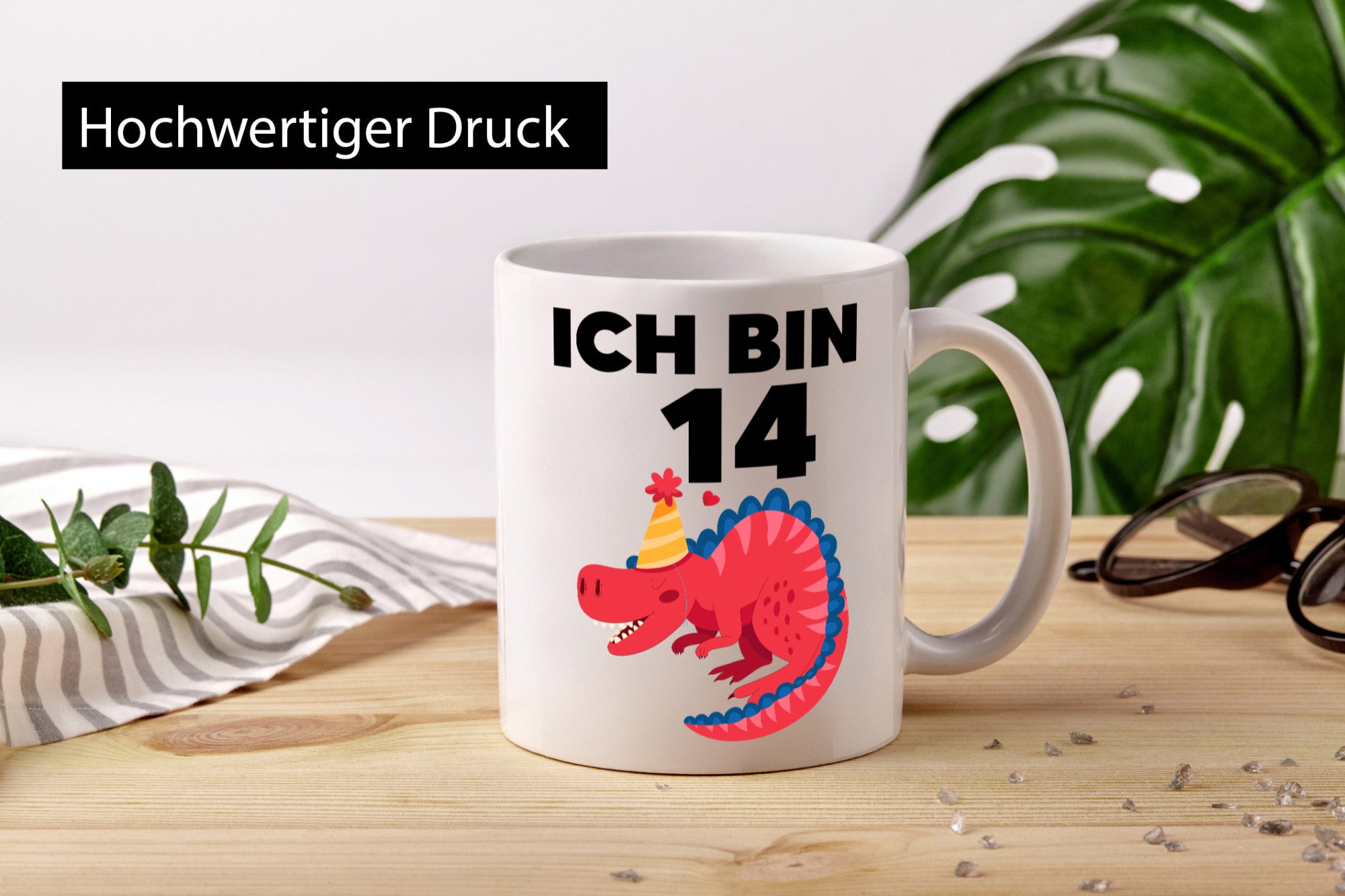 14. Geburtstag | Dino Dinosaurier 14 Jahre Geschenk Geschenkidee lustiger