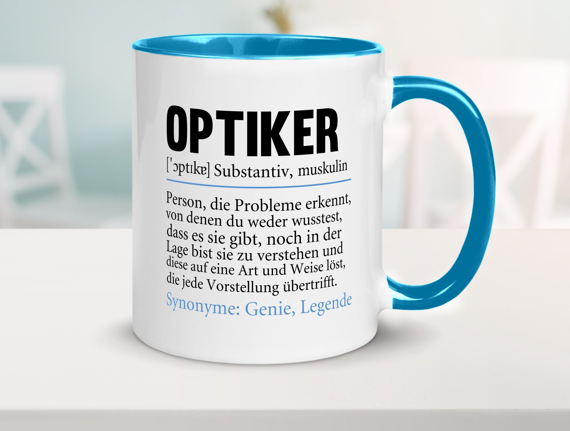 Optiker | Spruch Augenoptiker Beruf Humor v2 lustiger Geschenk Arbeit Kollegen