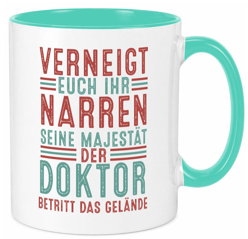 Verneigt euch: Doktor | Doktorand Doktortitel v2 Geschenk Humor Geschenkidee