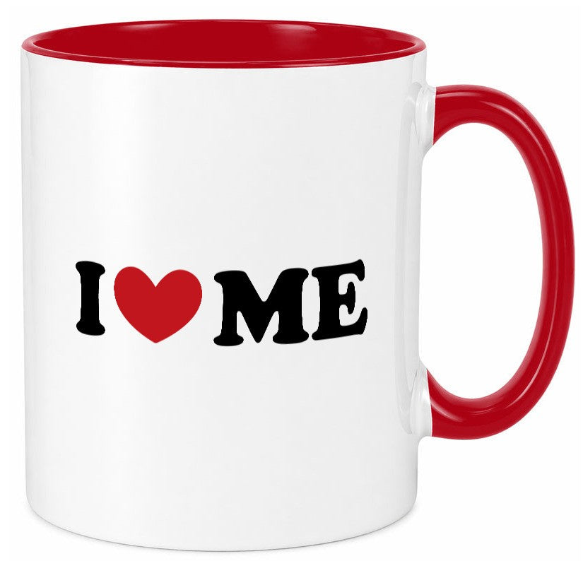 I love me vl8 Geschenk Humor Geschenkidee lustiger Spruch Tasse