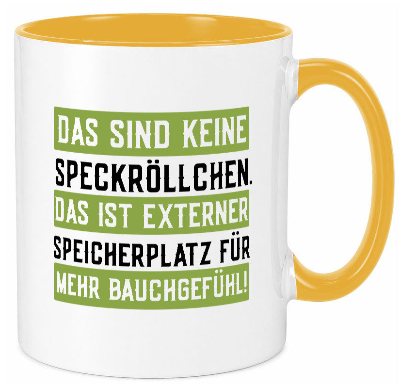 Keine Speckröllchen | Softwareentwickler PC Körperfülle Geschenkidee Humor Tasse