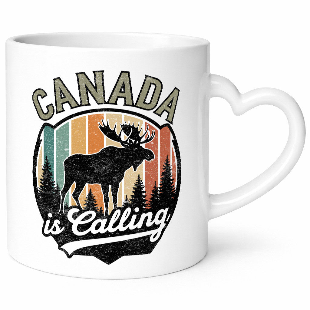 Canada is calling | Retro ruft an Urlaub Kanada lustiger Spruch Geschenk Humor
