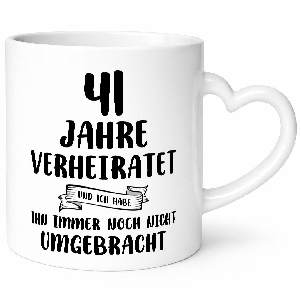 41 Jahre Verheiratet, immer noch am Leben! Geschenk Humor Geschenkidee lustiger