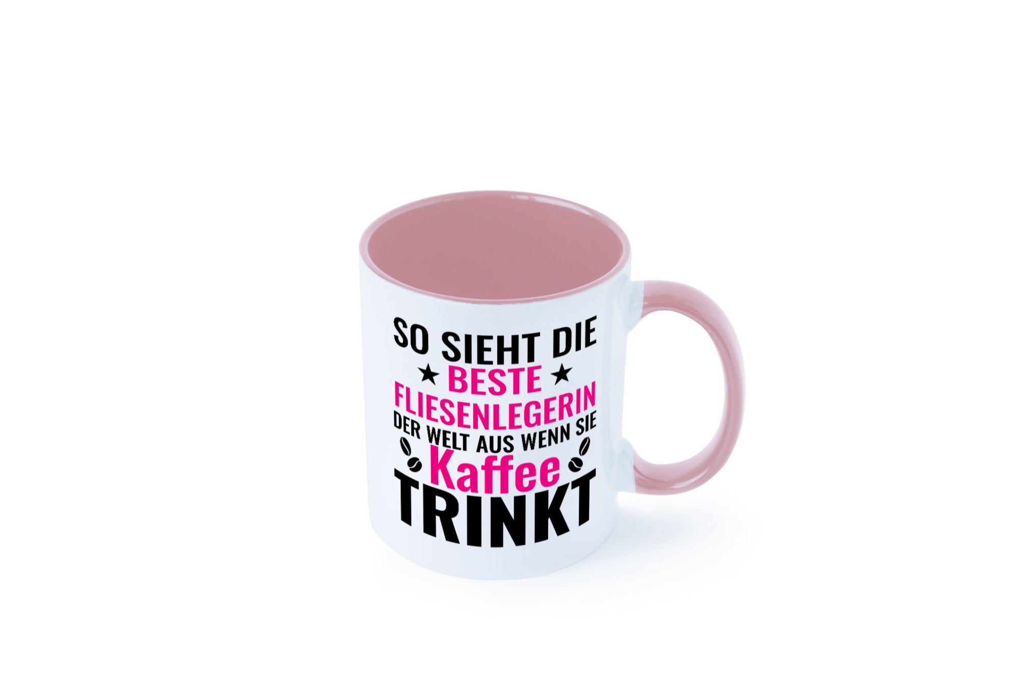 Kaffee trinkt: Fliesenlegerin | Fliesenlegen Bau Humor Geschenkidee Tasse