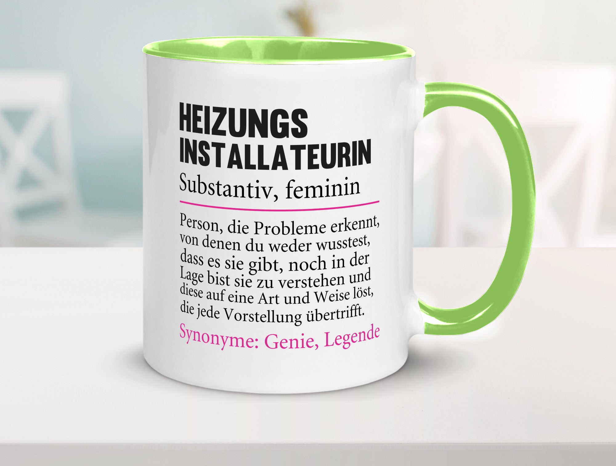 Heizungsinstallateurin | Beruf Spruch Heizung Geschenkidee Arbeit Kollegen Büro