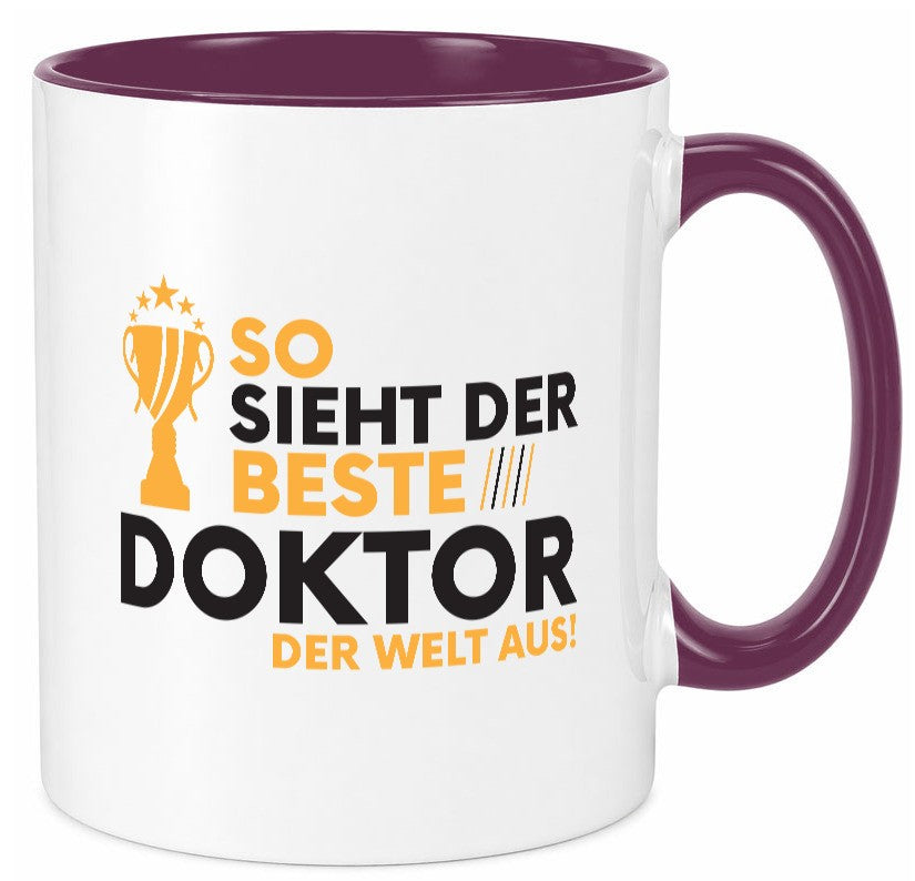 Der Weltbeste Doktor | Doktorand Doktortitel lustiger Spruch Geschenk Humor Tasse