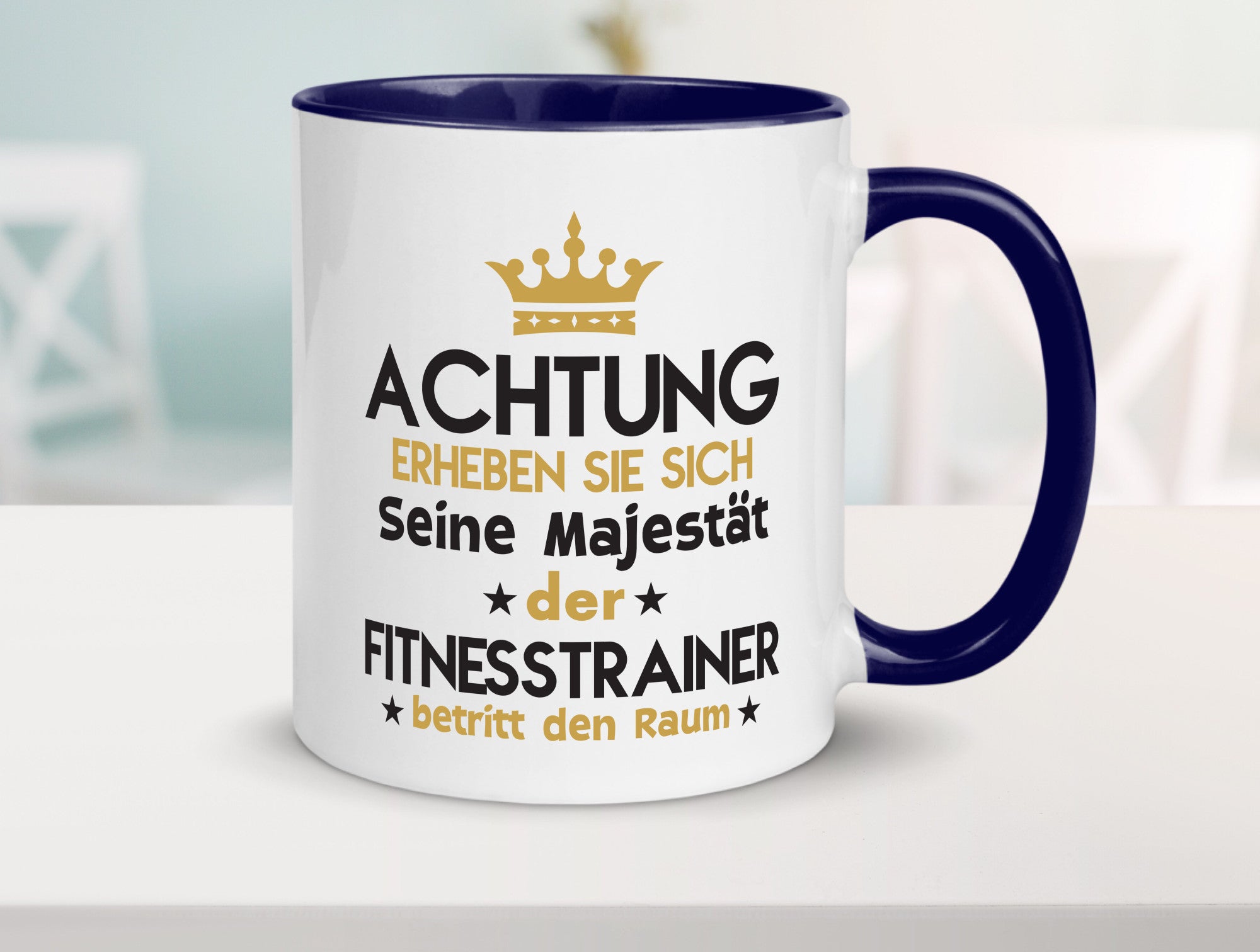 Seine Majestät Fitnesstrainer | Personal Trainer Sport lustiger Spruch Geschenk