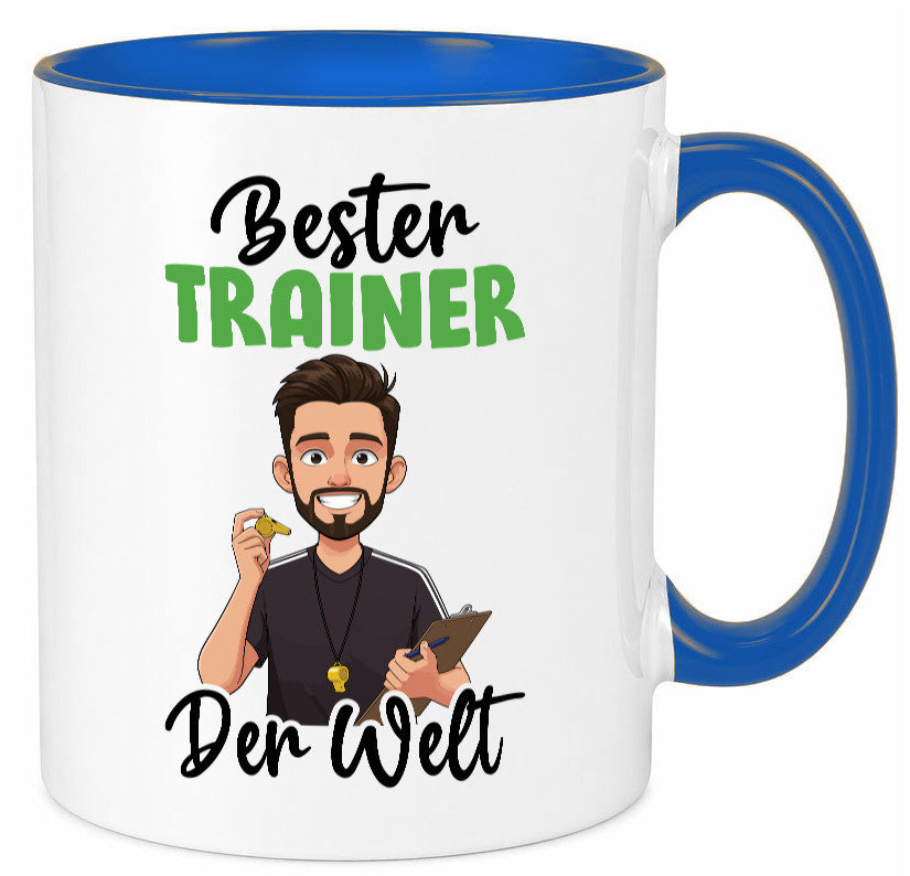 Bester Trainer | Verein Sport v2 Humor Geschenkidee Tasse