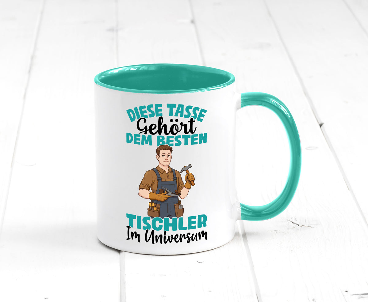 Im Universum: Tischler | Handwerk Beruf Tischlerei Geschenkidee Arbeit Kollegen Tasse