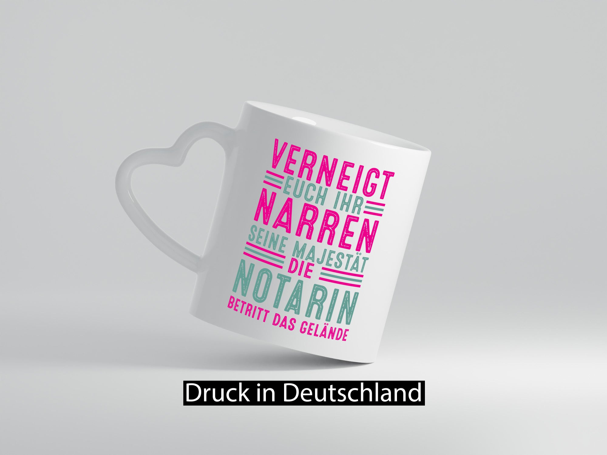Verneigt euch: Notarin | Juristin lustig Humor Geschenkidee Geschenk Tasse