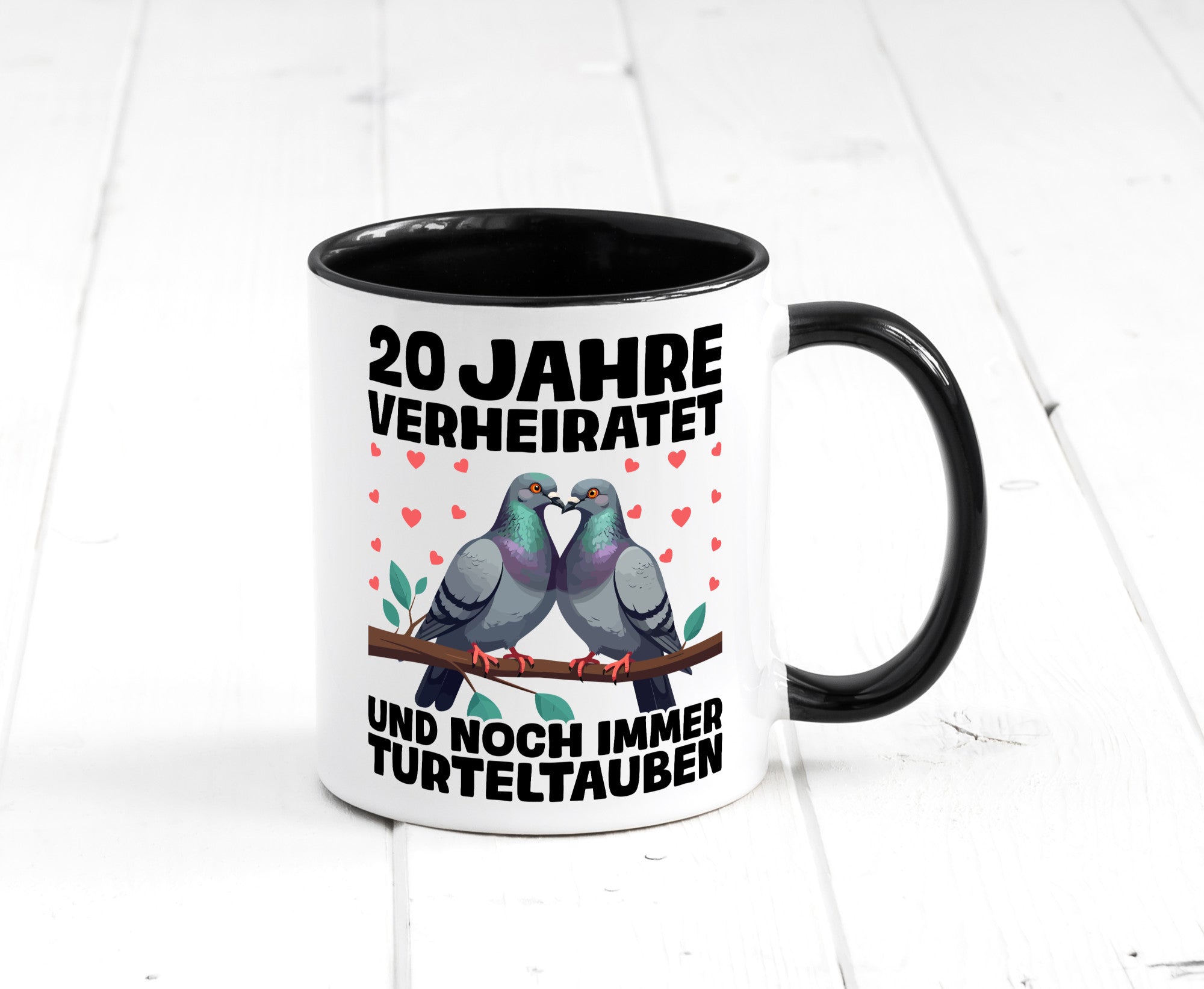 20 Jahre verheiratet | Turteltauben Ehe Ehepaar lustig Humor Geschenkidee