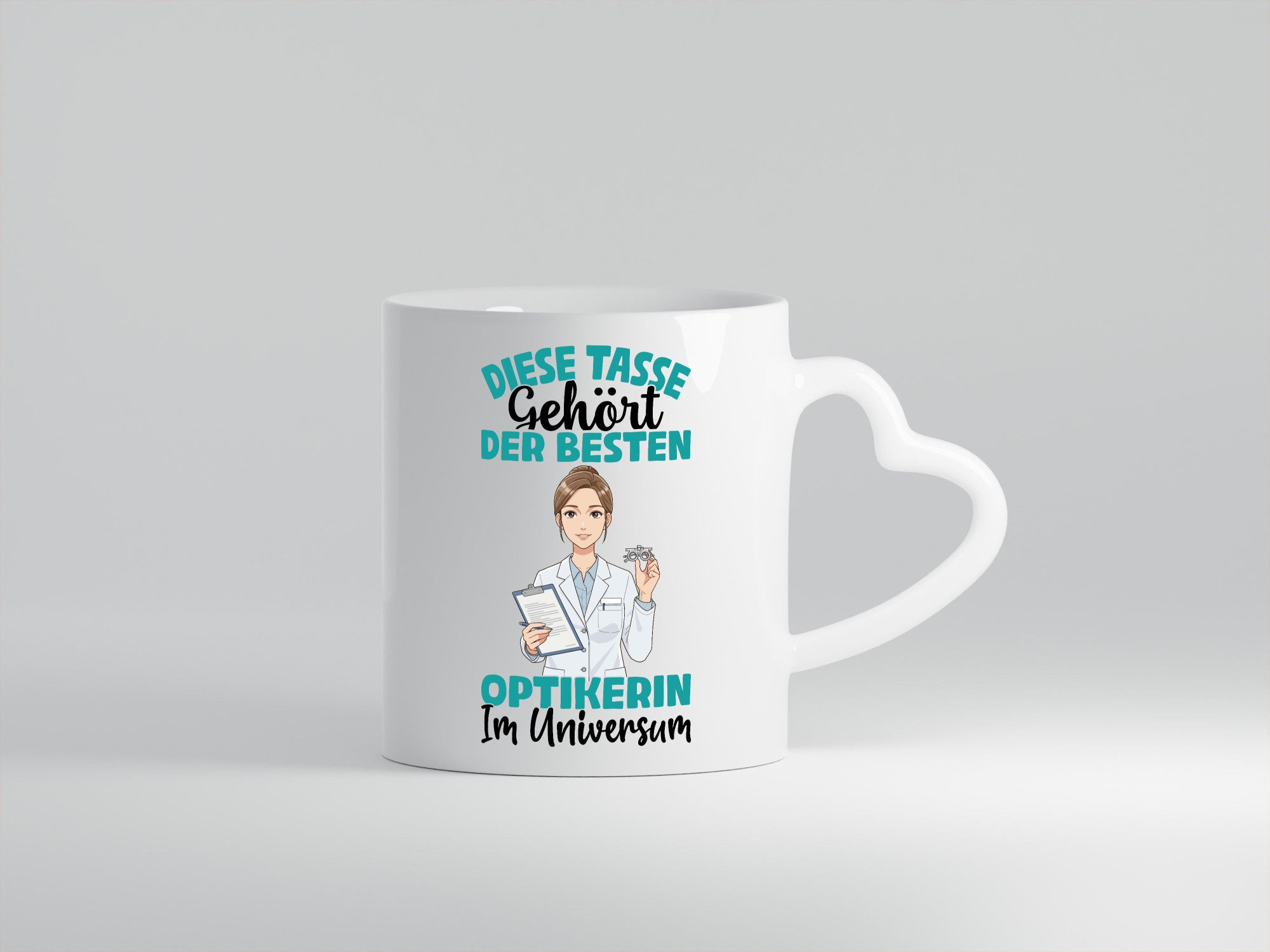 Im Universum: Optikerin | Augenoptik Geschenk Humor Geschenkidee lustiger