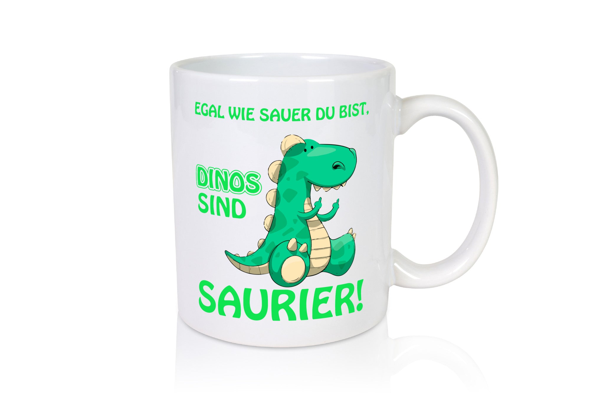 Dinos sind Saurier | witziger Dinosaurier Spruchtasse lustig Humor Geschenkidee