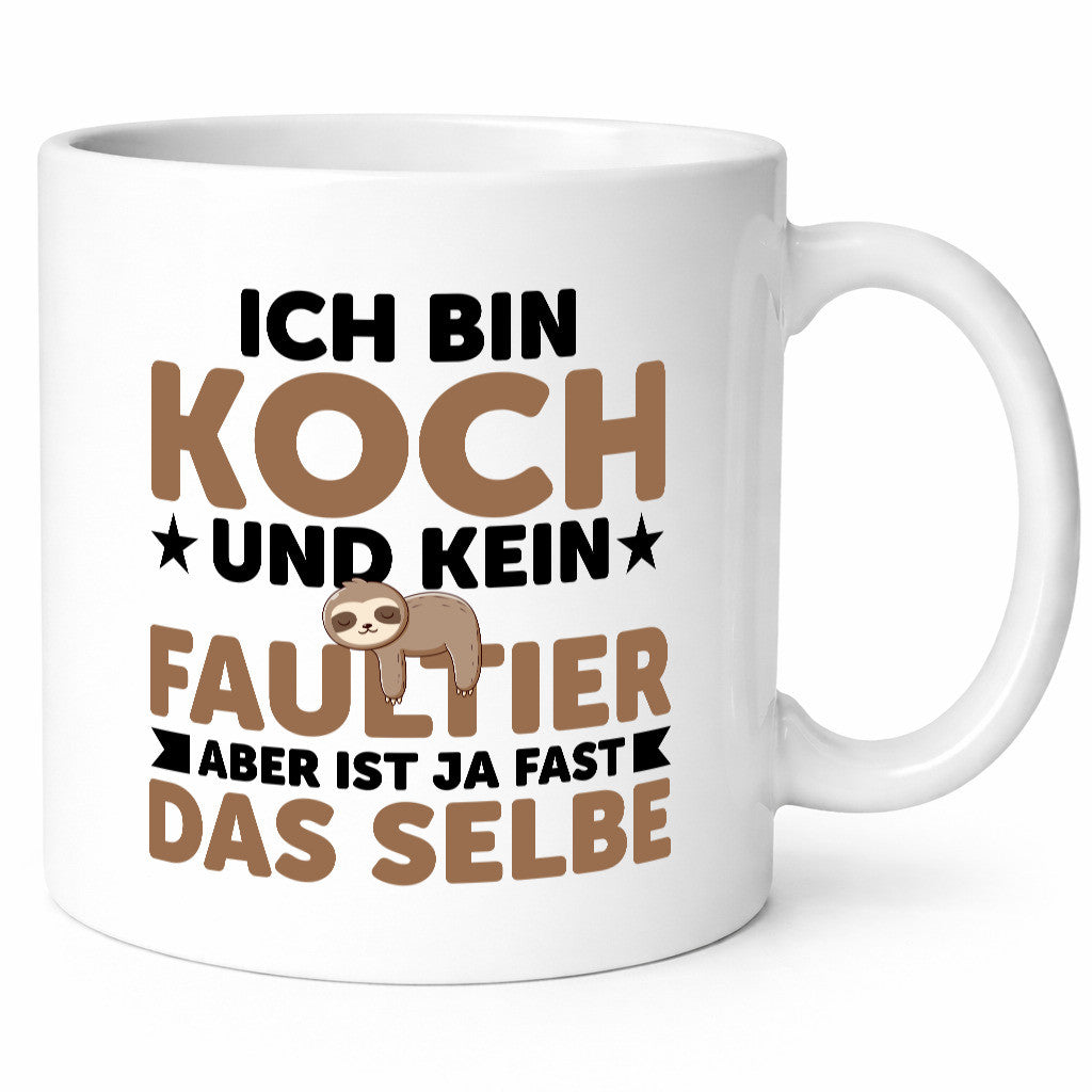 Ich bin kein Faultier: Koch | Chefkoch v2 lustig Arbeit Kollegen Büro Geschenk