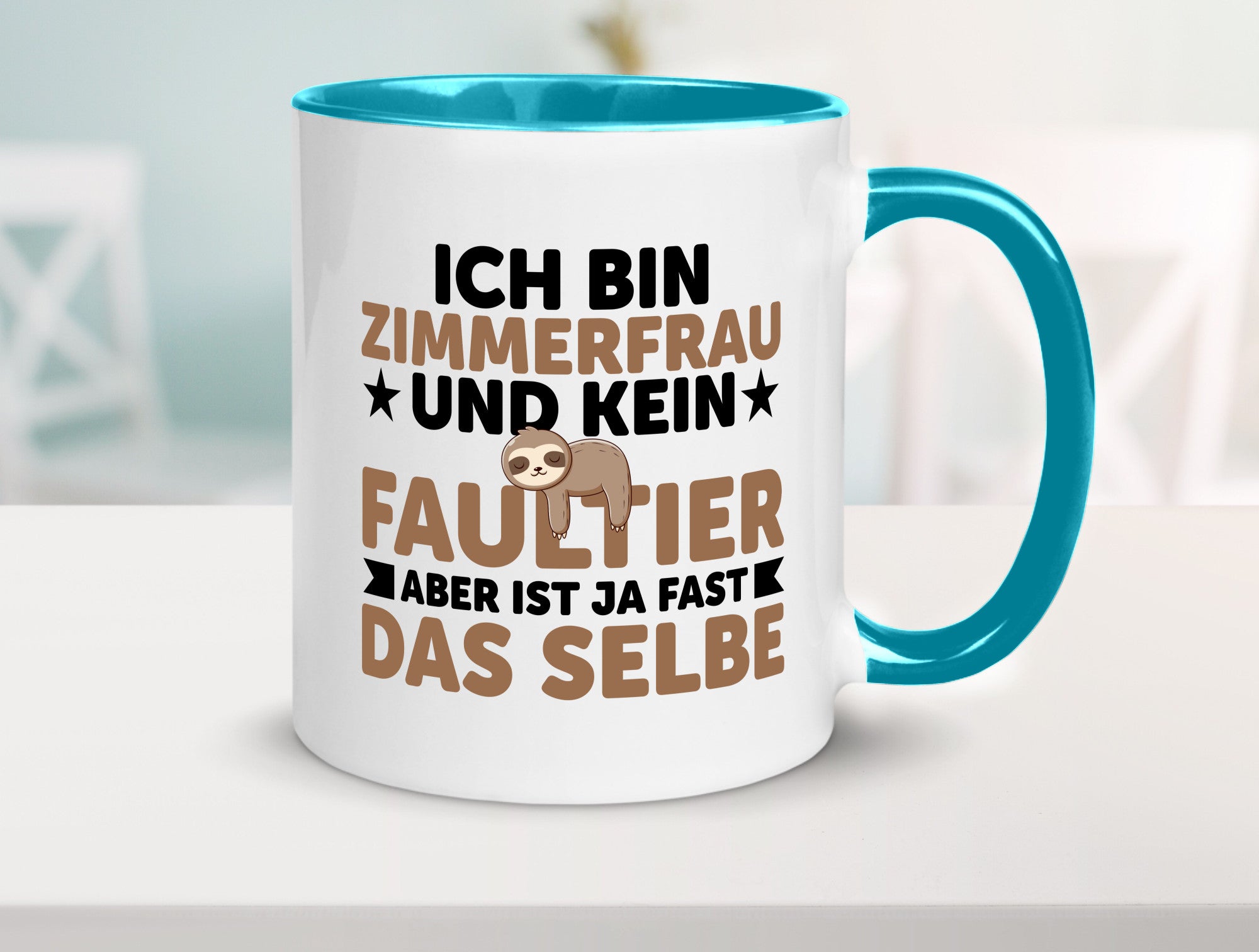 Ich bin kein Faultier: Zimmerfrau| Holzbau | Handwerkerin v2 Geschenk