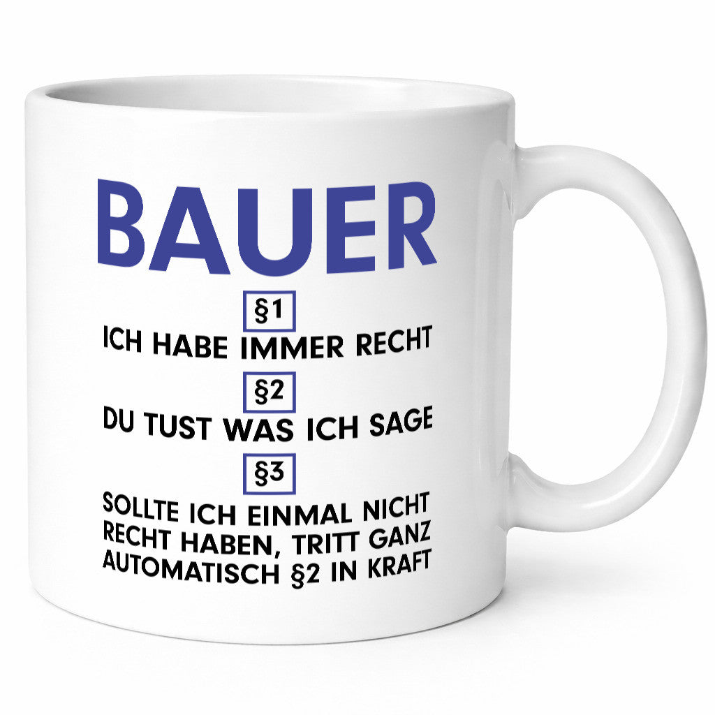 Ich habe immer Recht Bauer | Bauernhof Landwirtschaft v2 lustiger Spruch