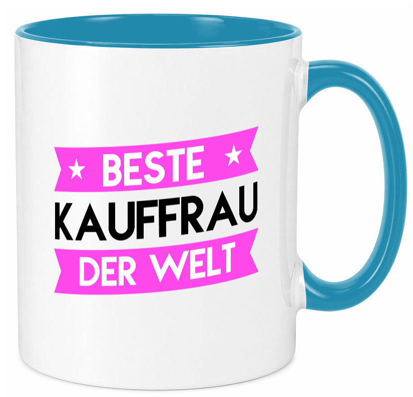 Beste Kauffrau | Kauffrauen Geschenkidee Humor Tasse