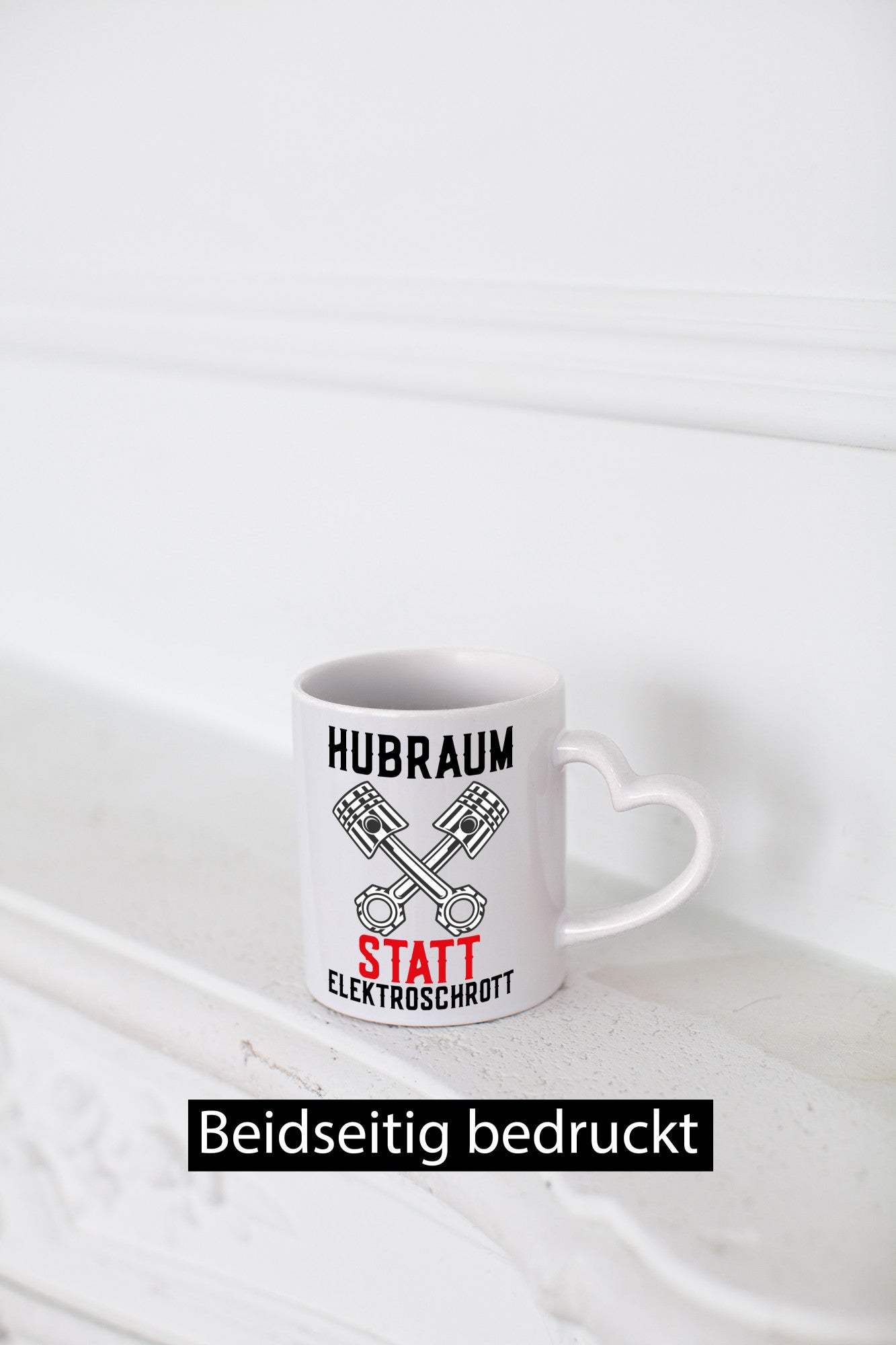 Hubraum statt Elektroschrott | Autofan Verbrennungsmotor Geschenk Humor