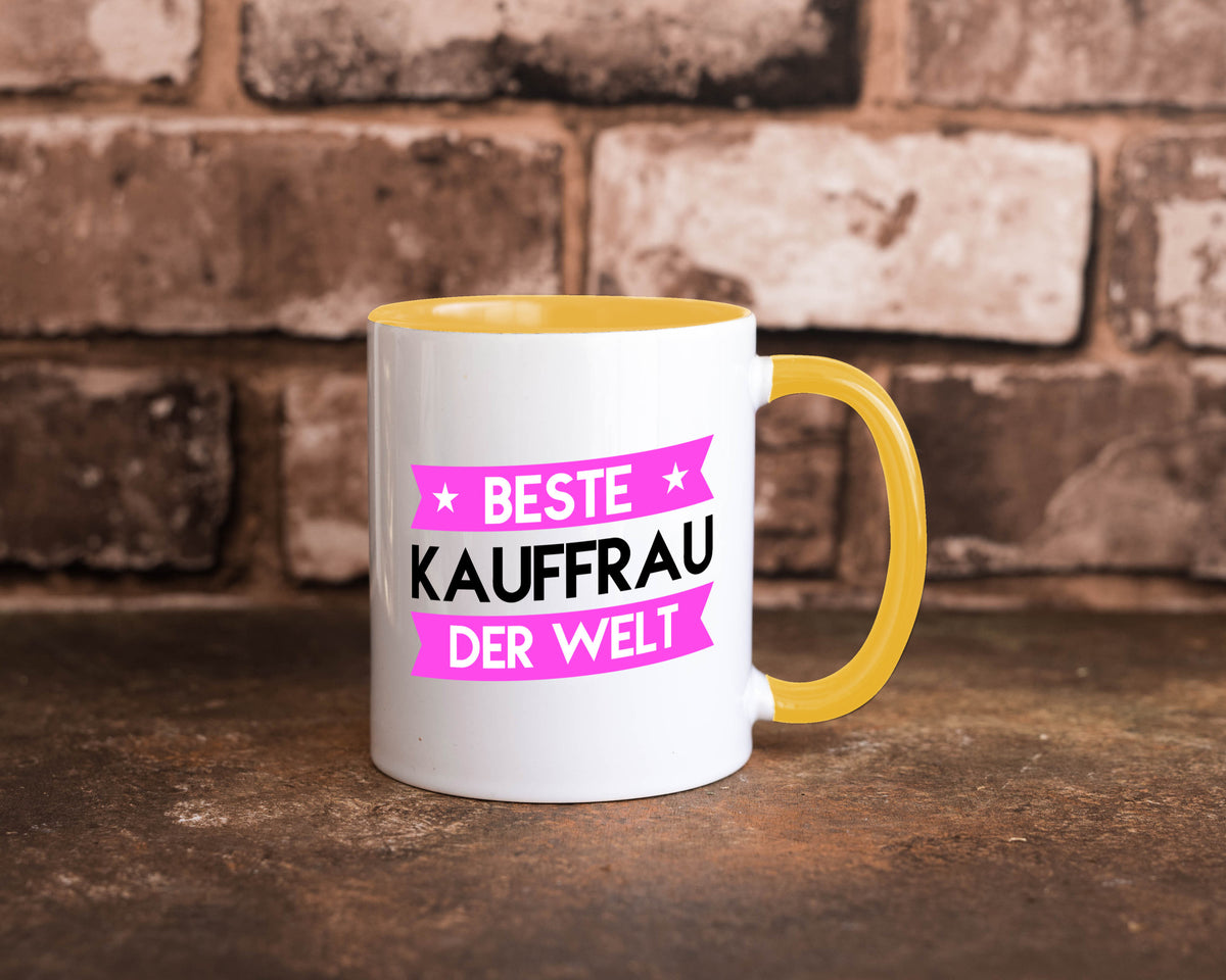 Beste Kauffrau | Kauffrauen Geschenkidee Humor Tasse