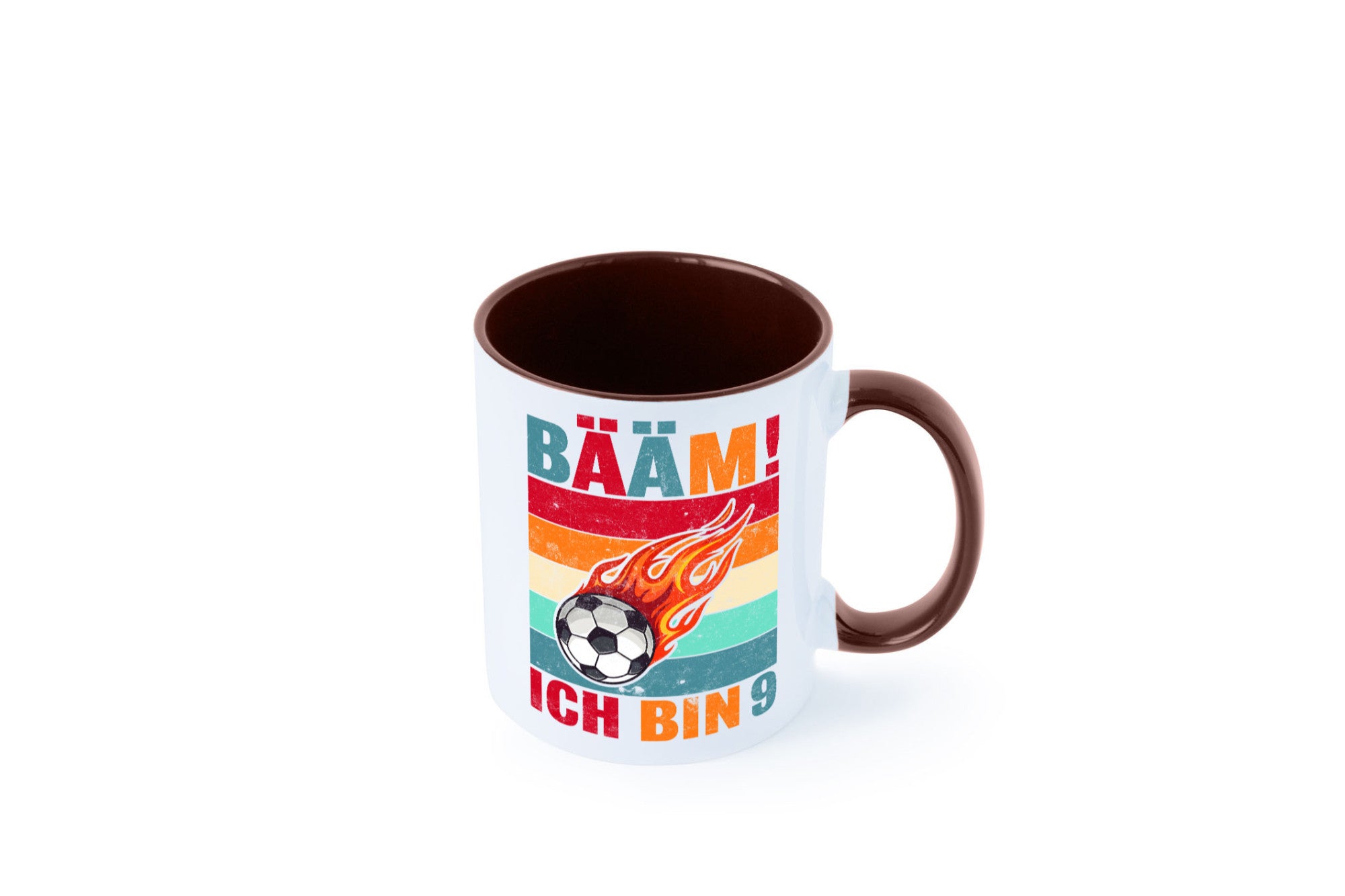 9. Geburtstag | Bääm ich bin 9 Fußball Geschenkidee Humor Tasse