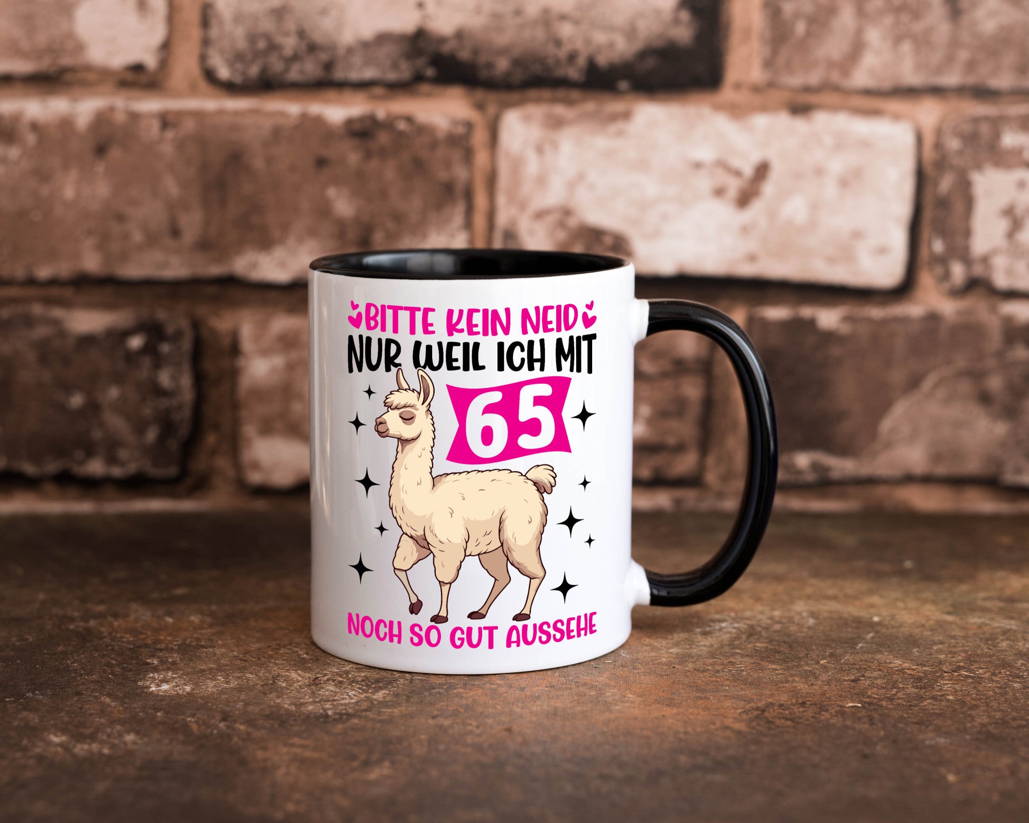 65. Geburtstag | 65 Jahre Lama gut aussehen Geschenkidee Humor Tasse