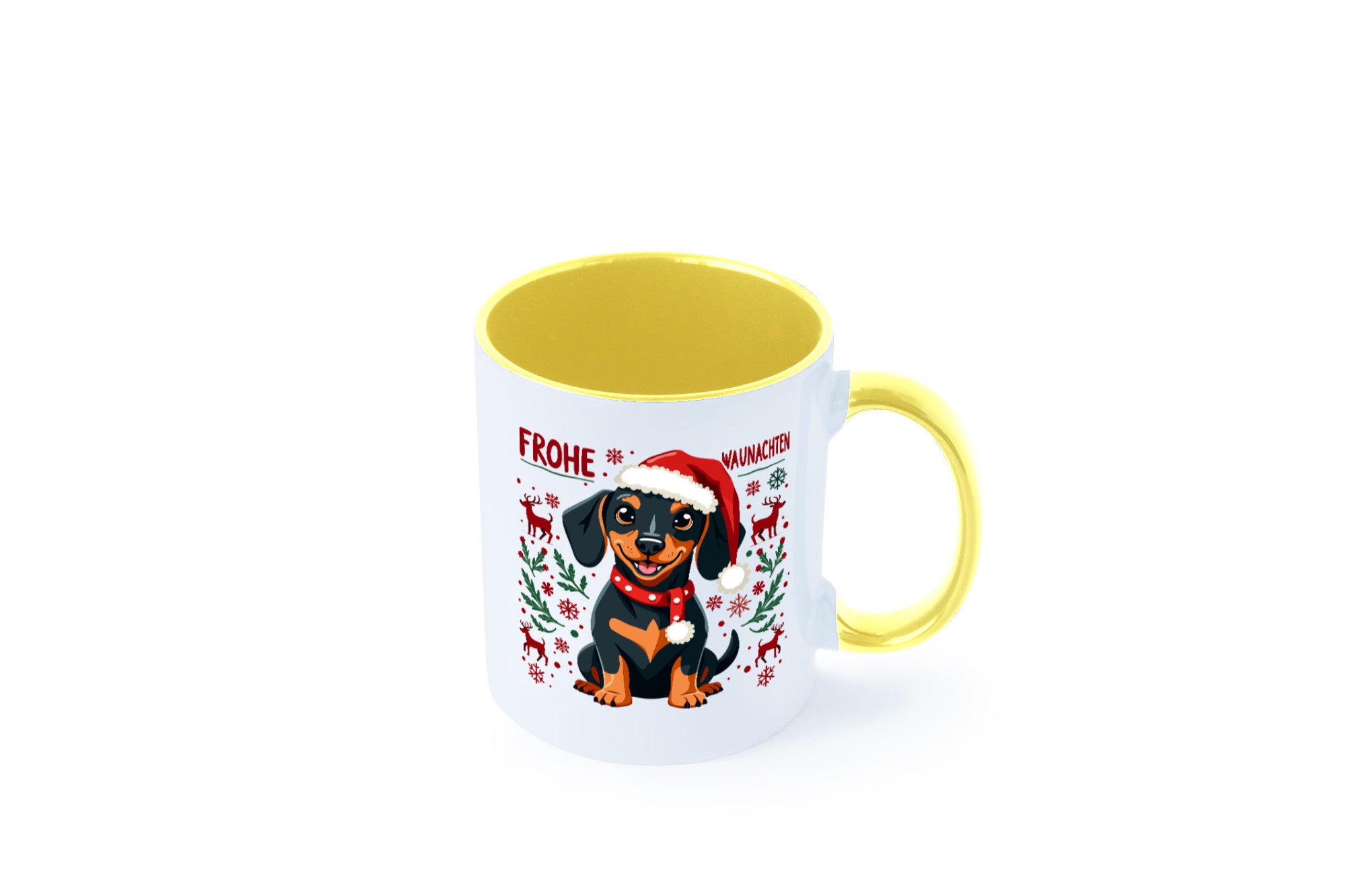 Frohe Waunachten | Ugly Christmas Weihnachtshund v2 Humor Tierliebhaber