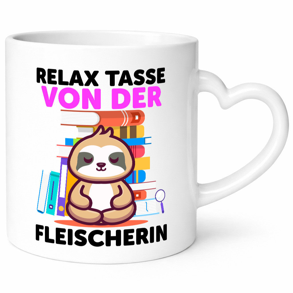 Relax Tasse: Fleischerin | Schlachterei Geschenkidee Humor Tasse