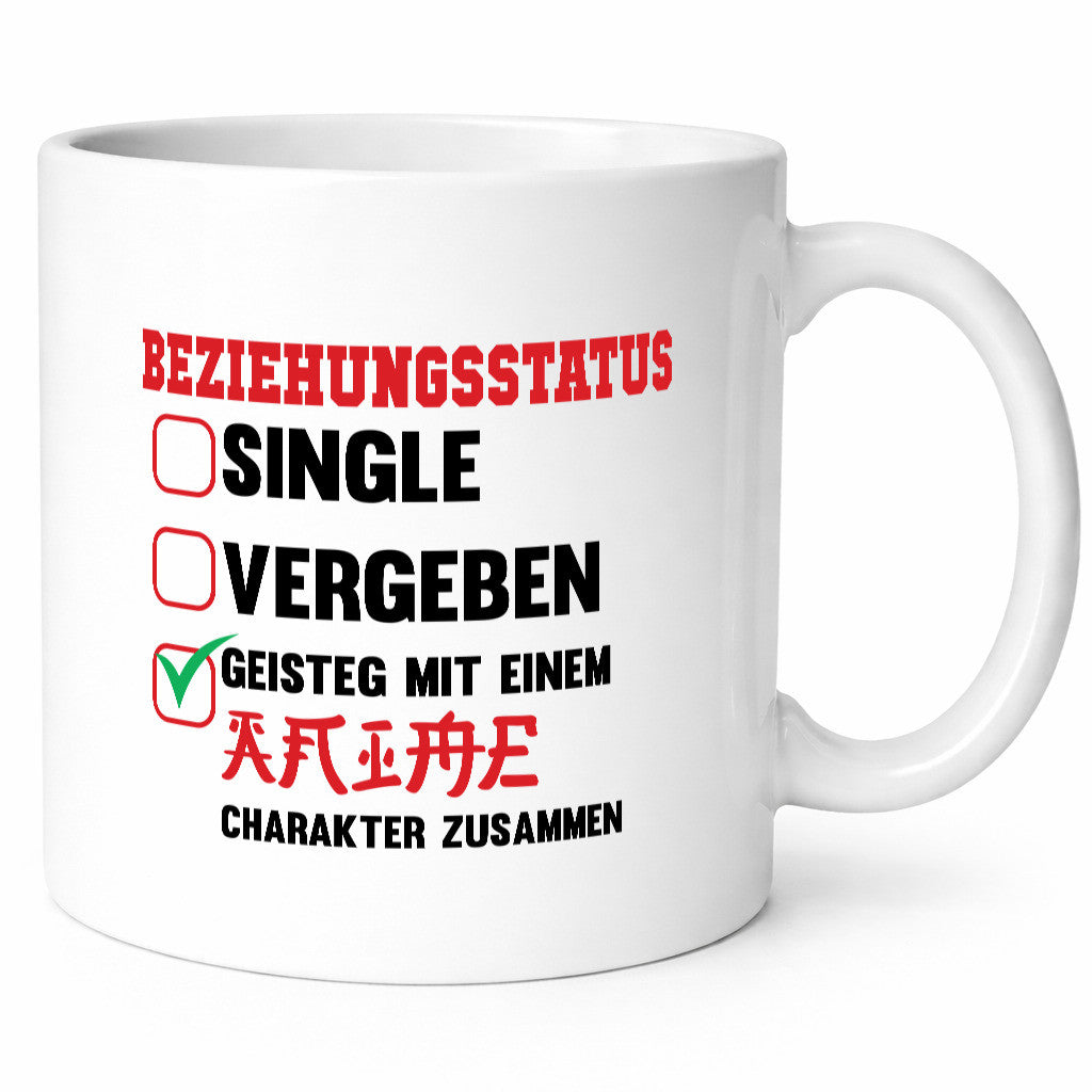 Beziehungsstatus | Single Vergeben Geistig mit einem lustiger Spruch Geschenk