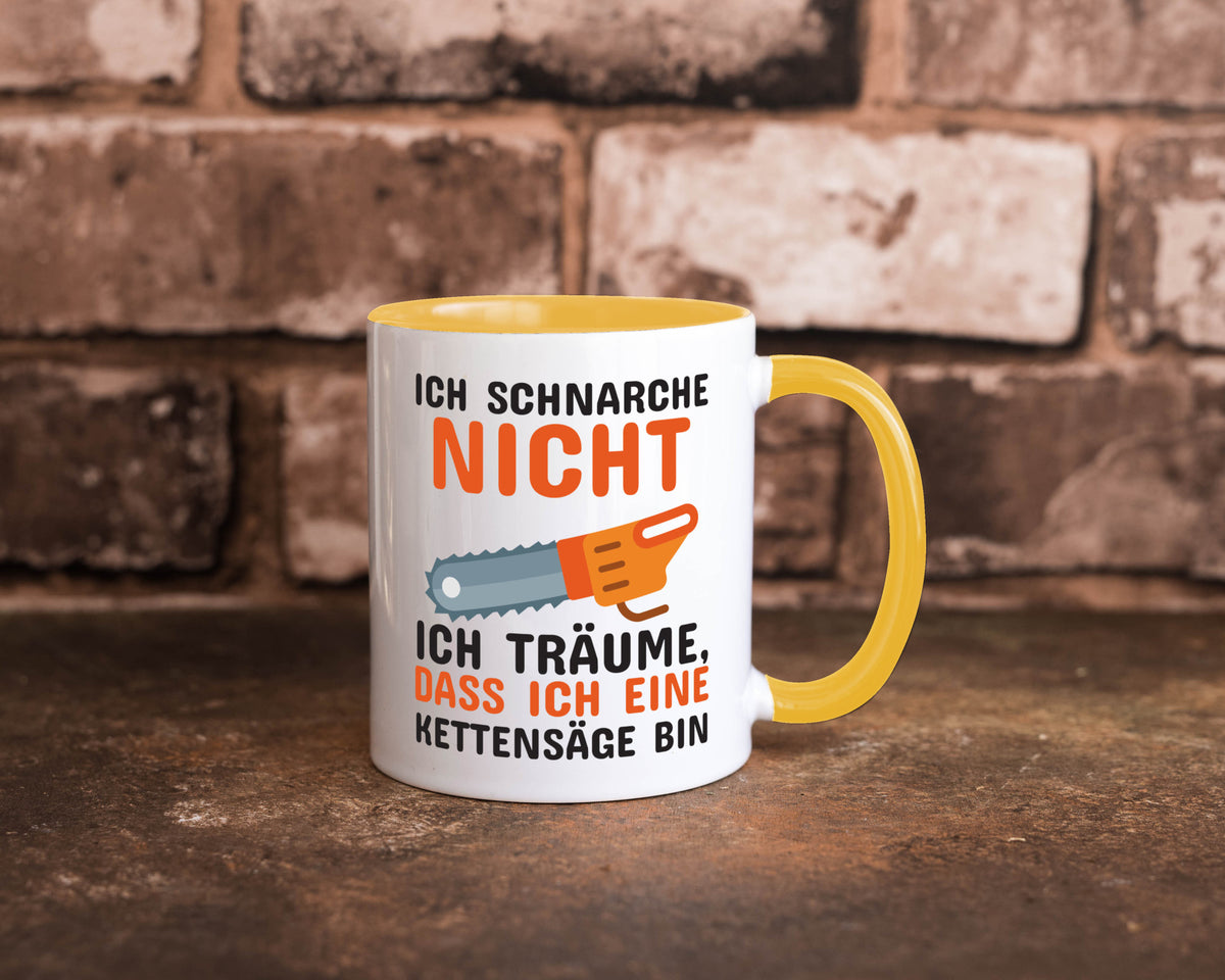 Ich schnarche nicht lustiger Spruch Geschenk Humor Geschenkidee Tasse
