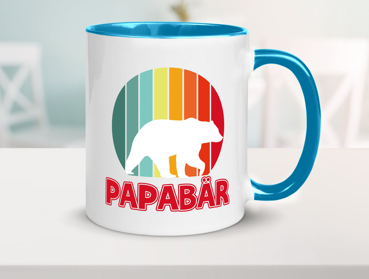 Papabär | Papa Tasse Vater Vatertag Bär lustiger Spruch Geschenk Familie